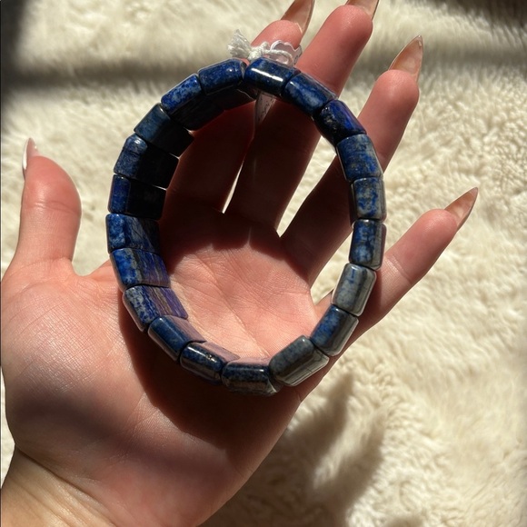 Lapis Lazuli Stretch Bracelet Intuition & Inner Power | Calming Energy | - Picture 4 of 5